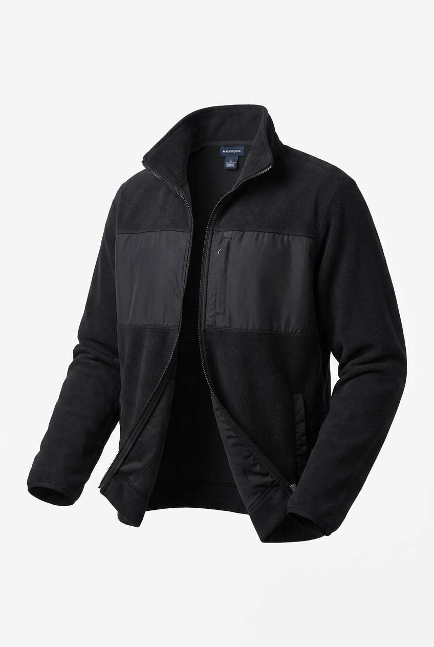 Nautica Mock Neck Fleece Sweatshirt
