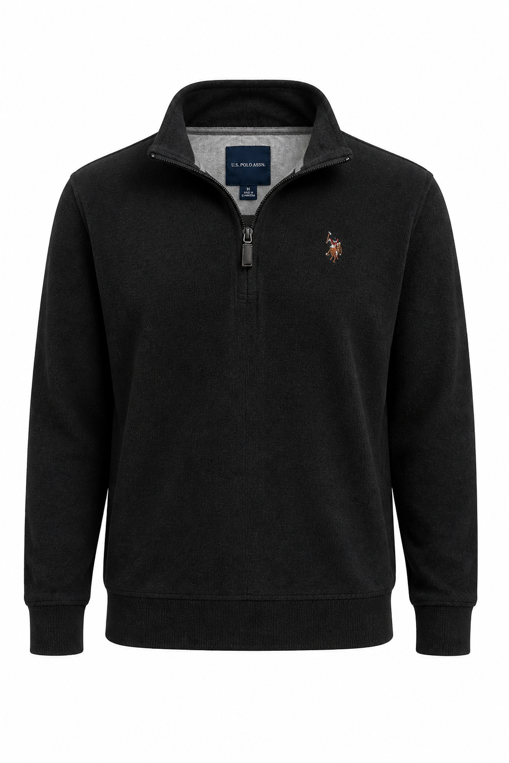 U.S Polo Assn Men’s Fleece Quarter Zip Pullover