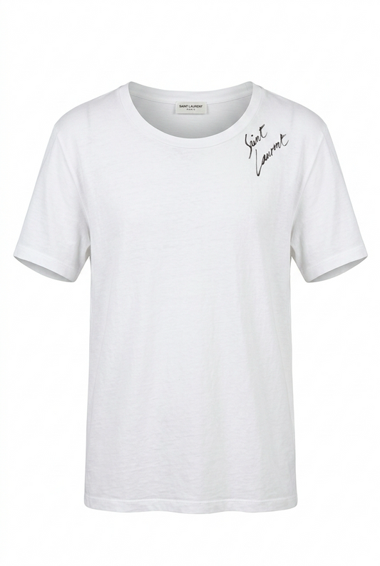 Saint Laurant Signature T Shirt