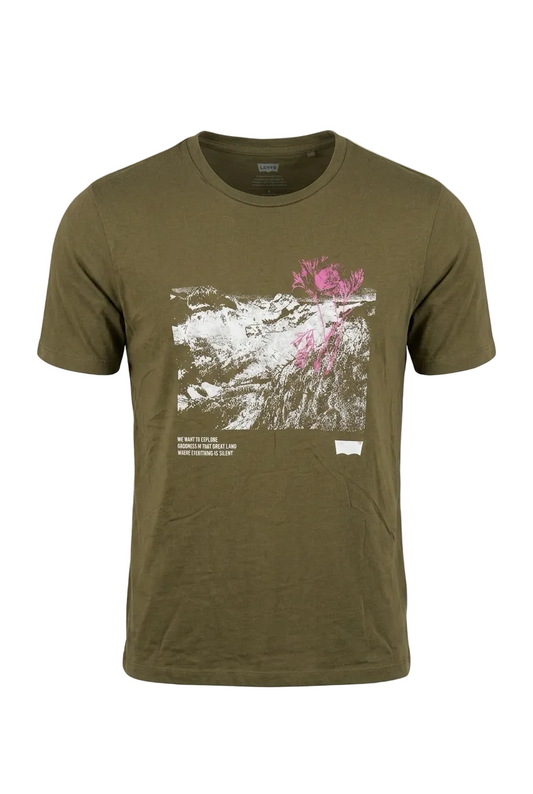 Levi’s Graphic Olive Green Shirt