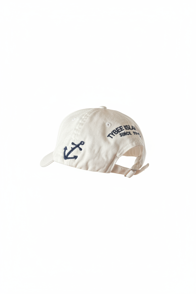 Vintage Flag White Cap