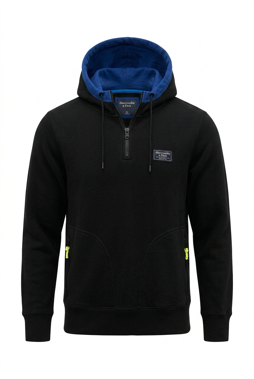 Abercrombie & Fitch Quarter Zip Hoodie