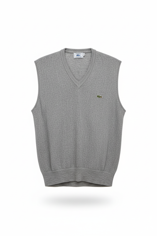 Lacoste Grey Knitted Vest