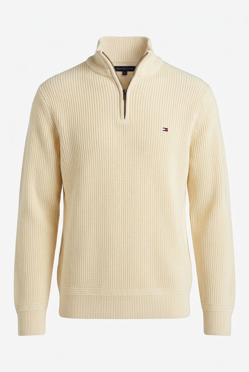 Tommy Hilfiger Men’s Harrington Quarter-Zip Sweater