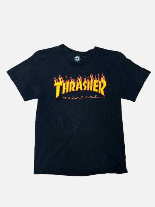 Trasher Flame Logo Tee