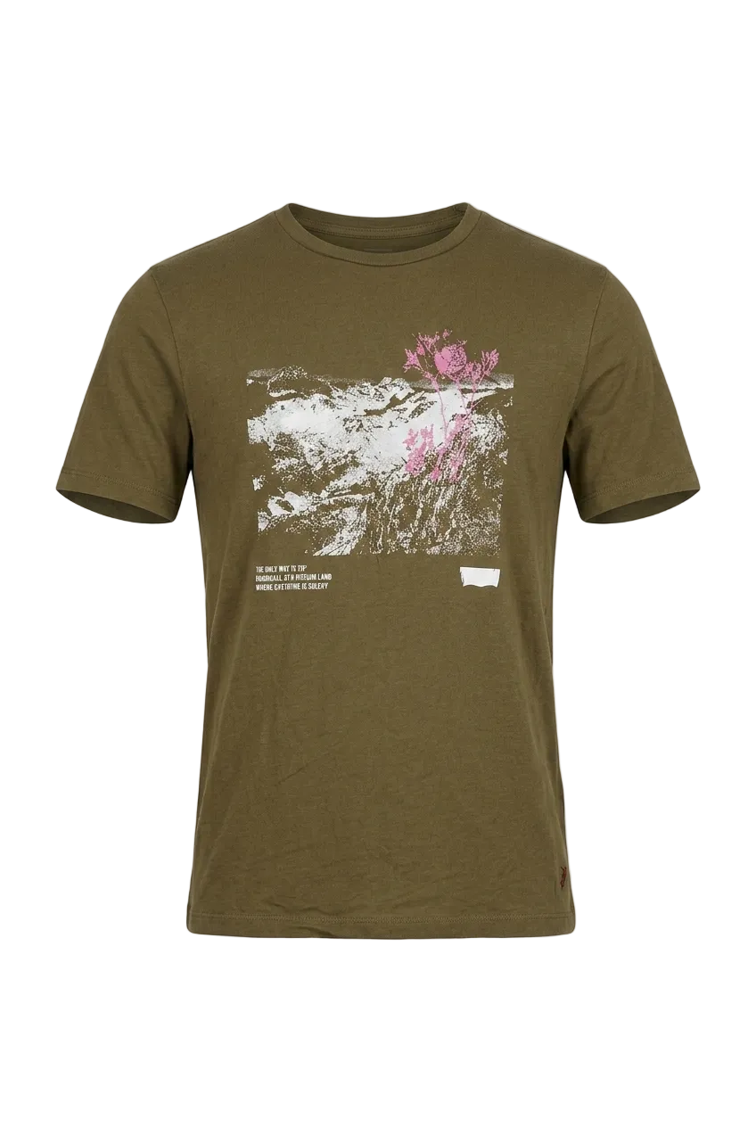 Levi’s Graphic Olive Green Shirt