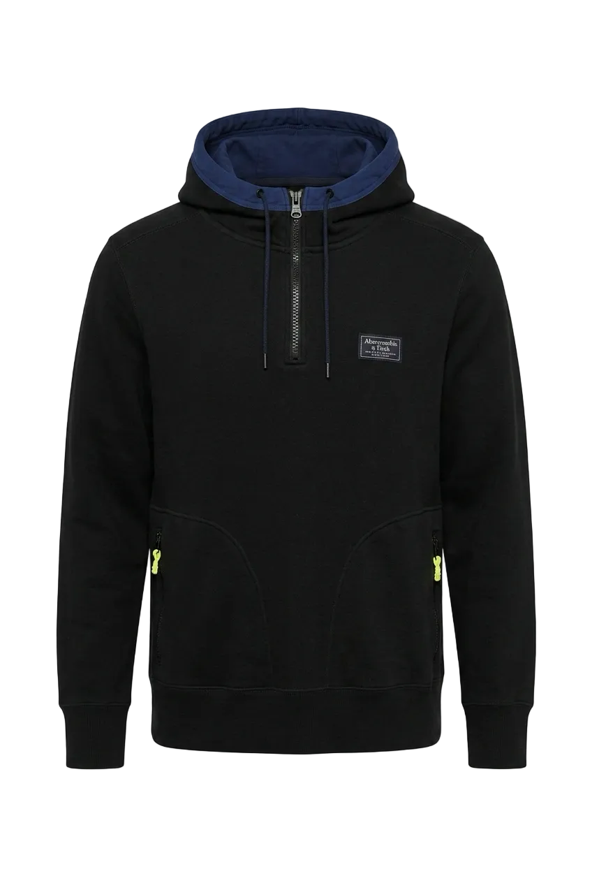 Abercrombie & Fitch Quarter Zip Hoodie