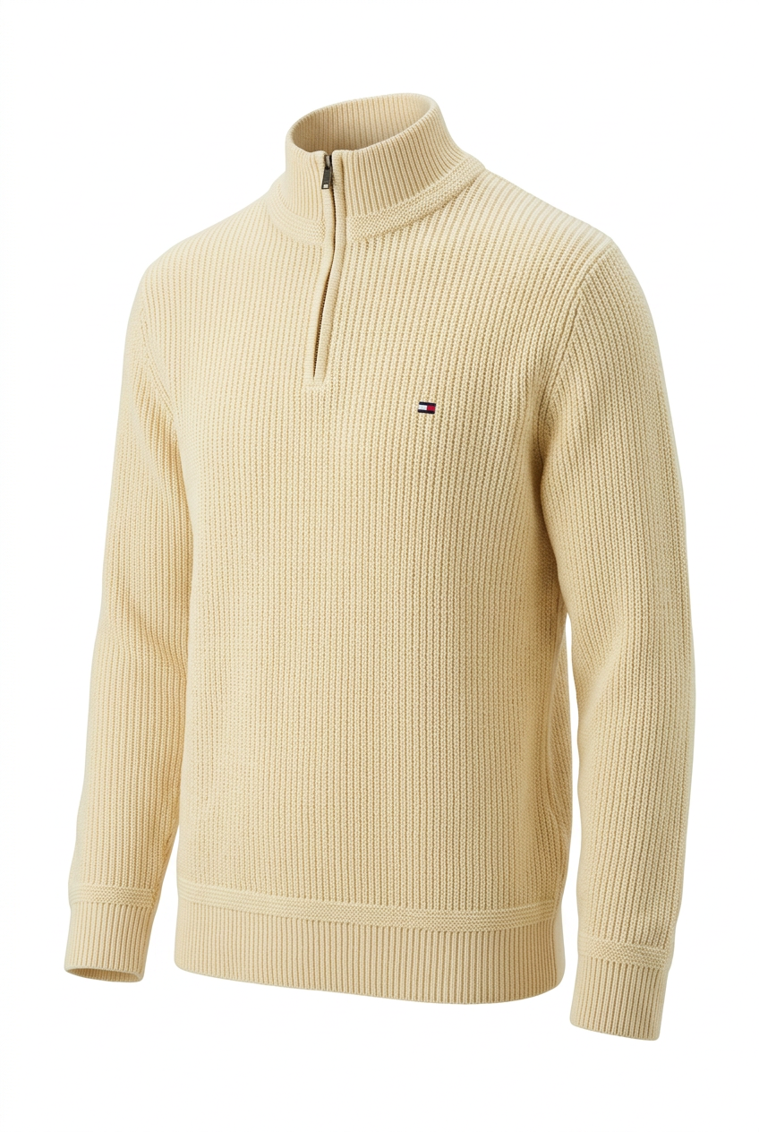 Tommy Hilfiger Men’s Harrington Quarter-Zip Sweater