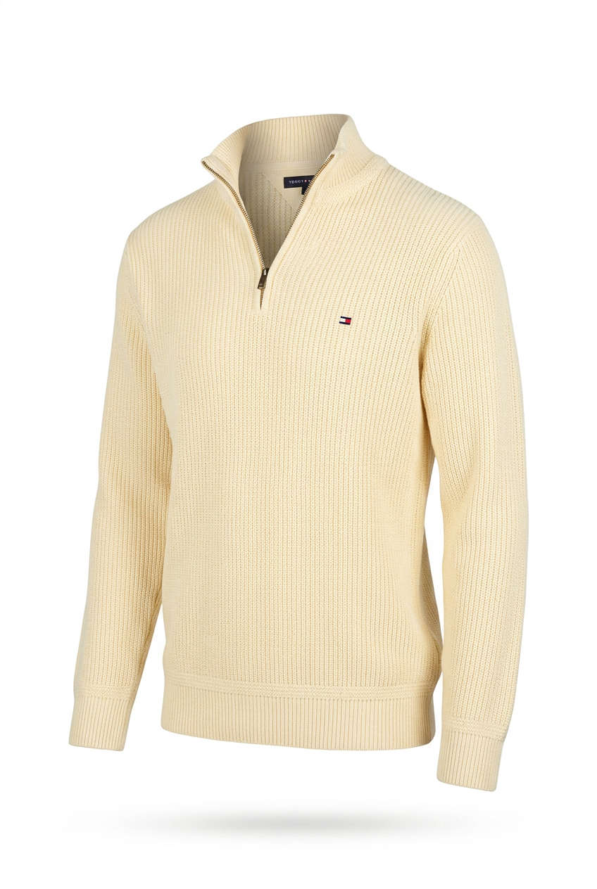 Tommy Hilfiger Men’s Harrington Quarter-Zip Sweater