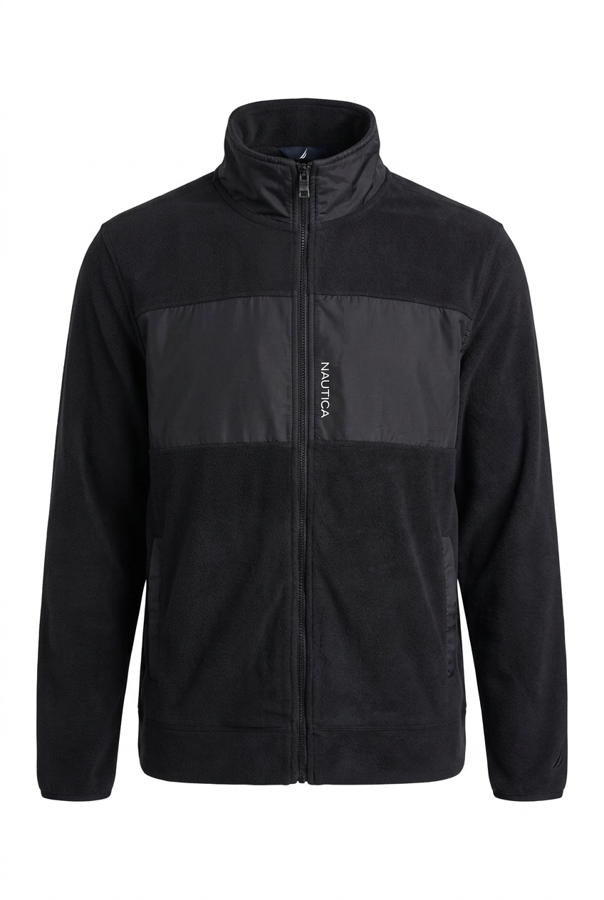 Nautica Mock Neck Fleece Sweatshirt