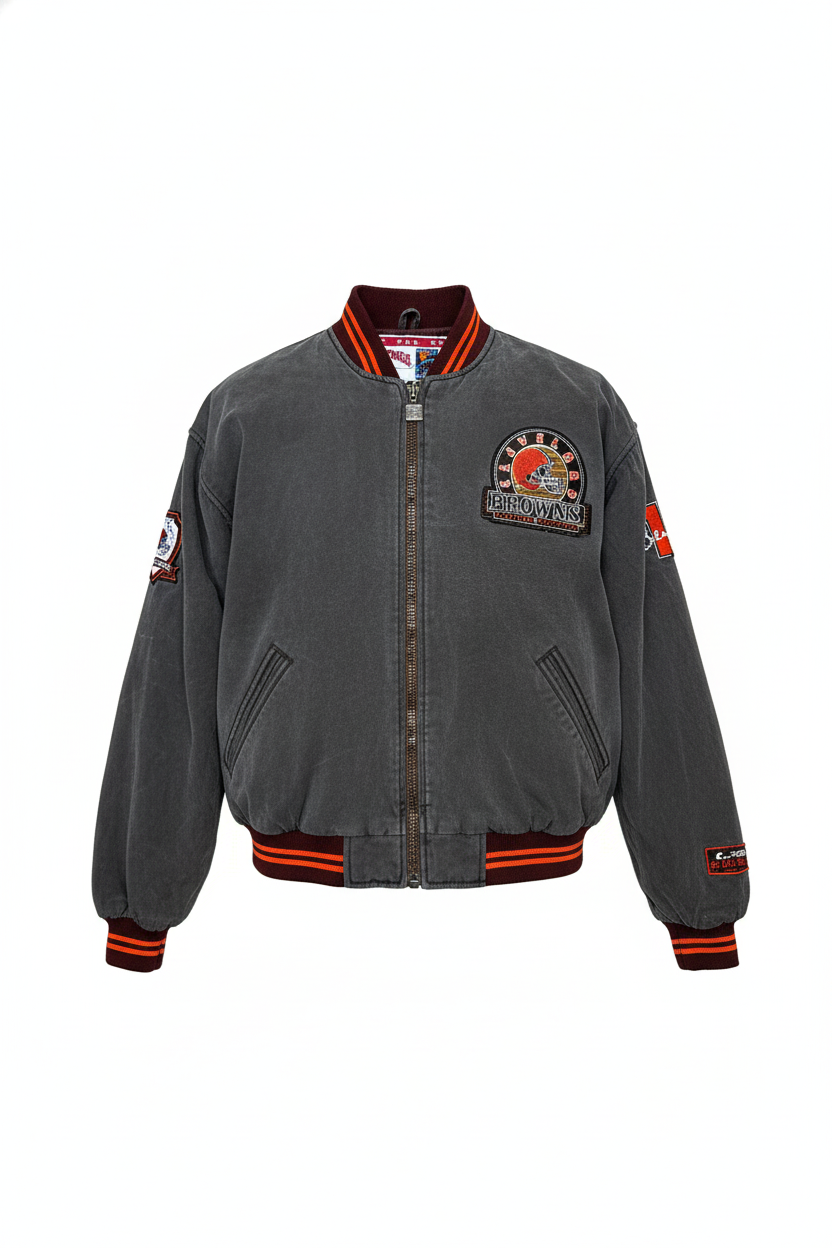 NFL Browns Cleveland Bomber Jacket