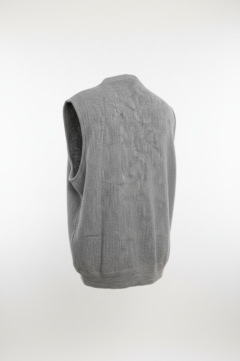 Lacoste Grey Knitted Vest