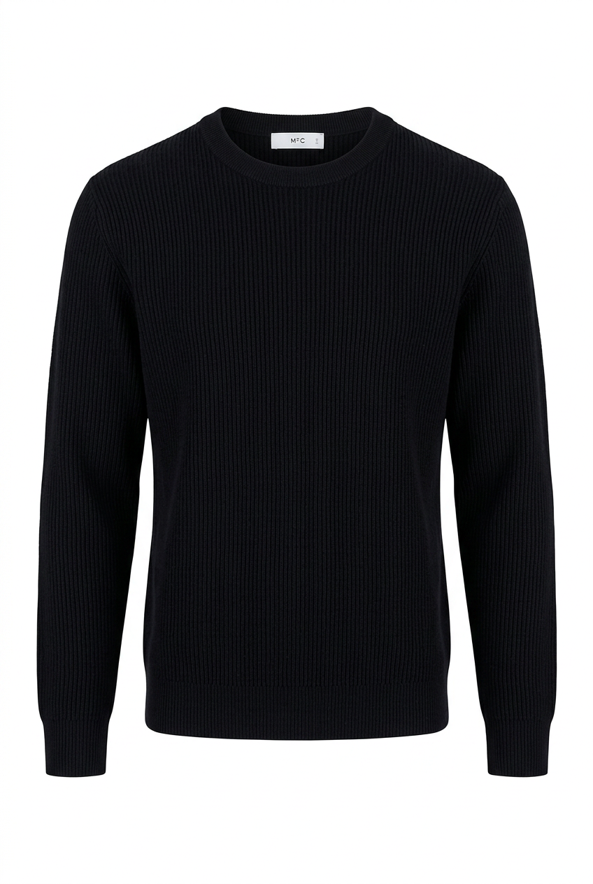 Mango Knitted Canalé Sweater