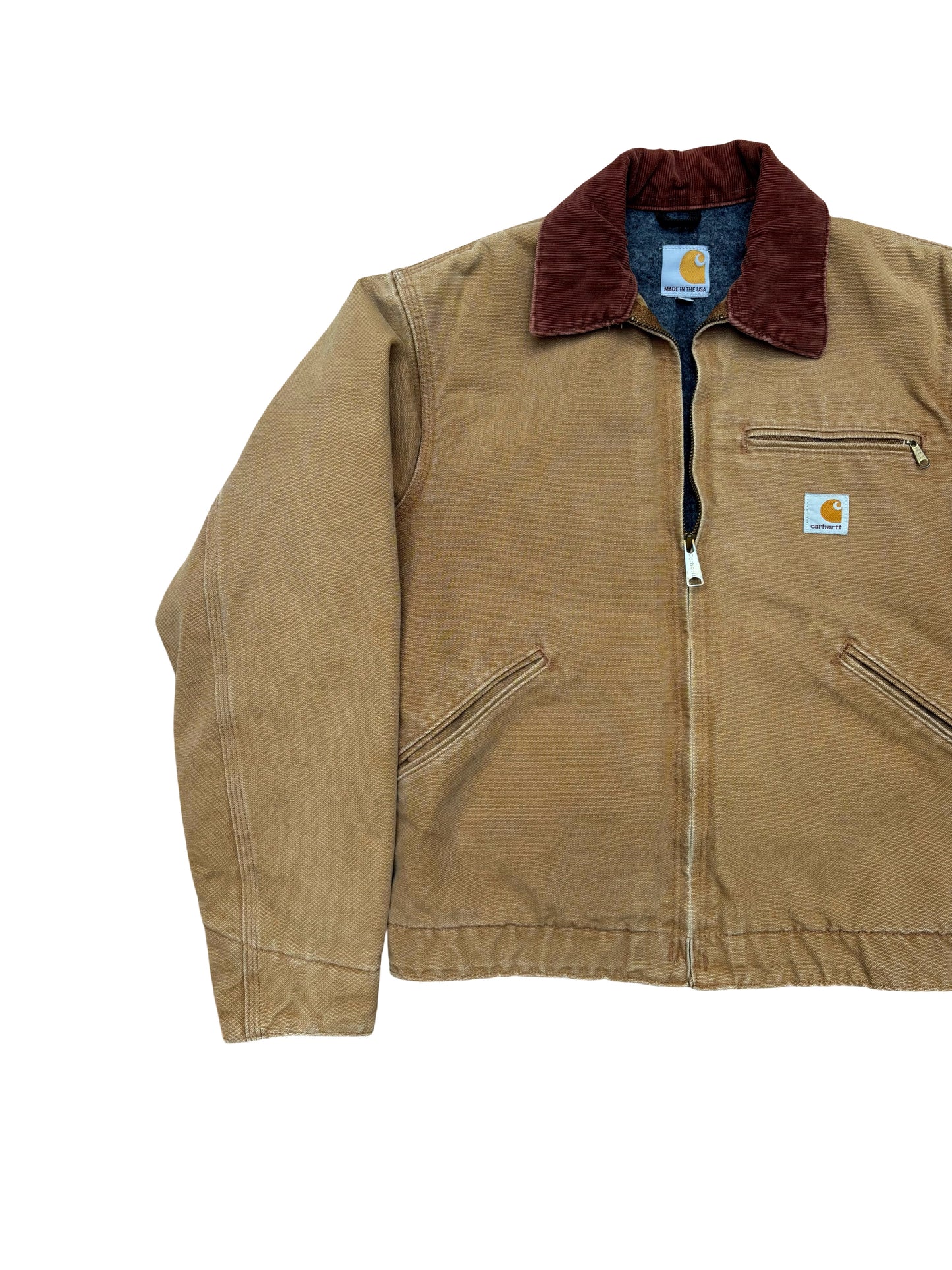 Carhartt Detroit Camel Jacket - Made in USA