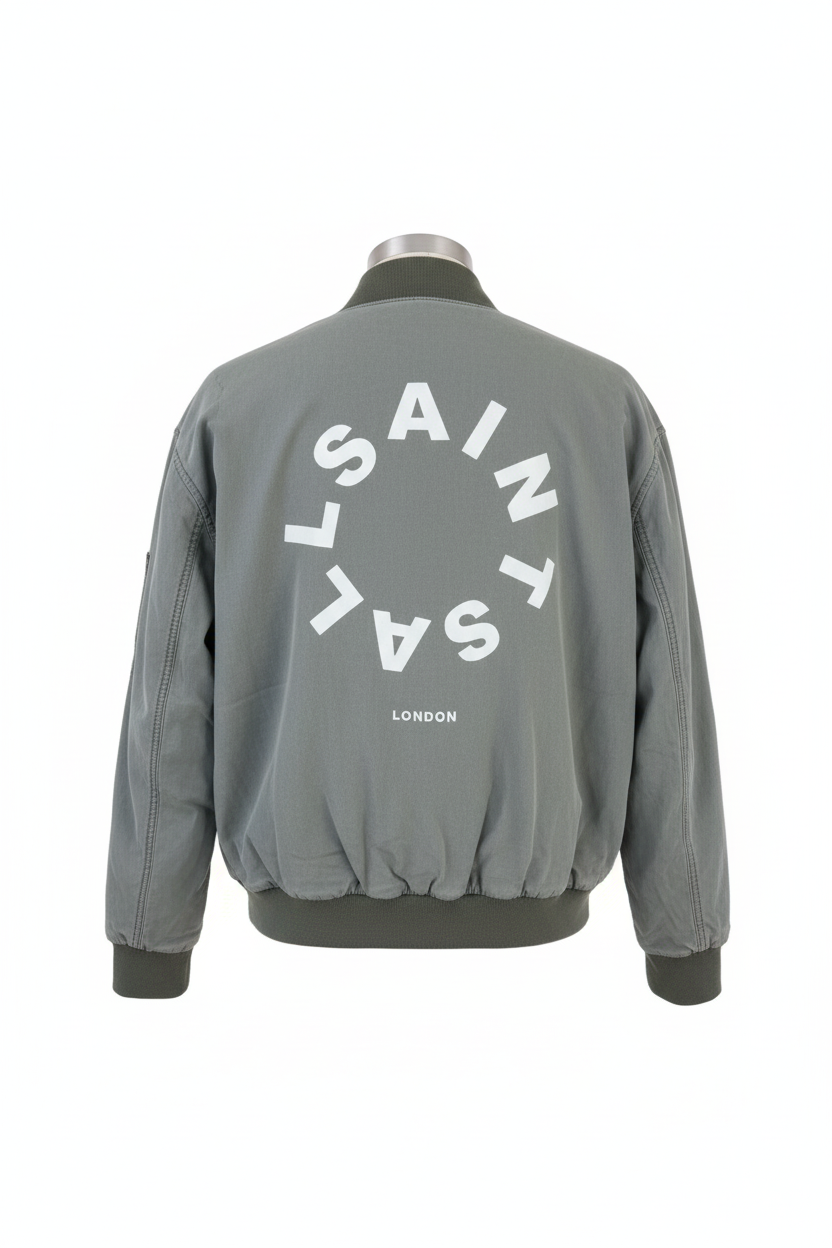 AllSaints Tierra Faded Bomber Jacket
